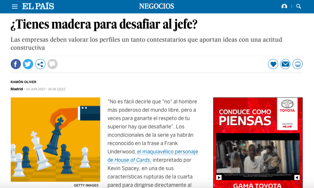 José Antonio García, El País